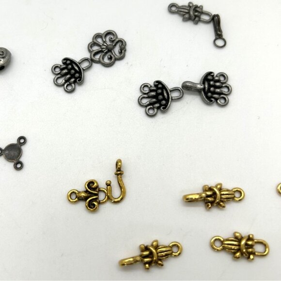 Jewelry Toggle and Hook Clasps Findings Mixed Metal DYI Bracelets & Necklaces - Picture 5 of 9